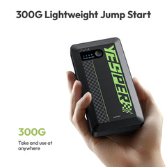 YESPER Car Battery Jump Box ,1500A Portable Car Charger Battery Jump Start All Weight 0.70lbs Jump Pack For Automotive Batteries (up to 6.0L gas and 4.0L diesel engines)