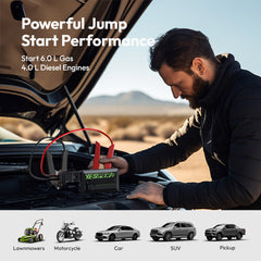 YESPER Car Battery Jump Box ,1500A Portable Car Charger Battery Jump Start All Weight 0.70lbs Jump Pack For Automotive Batteries (up to 6.0L gas and 4.0L diesel engines)